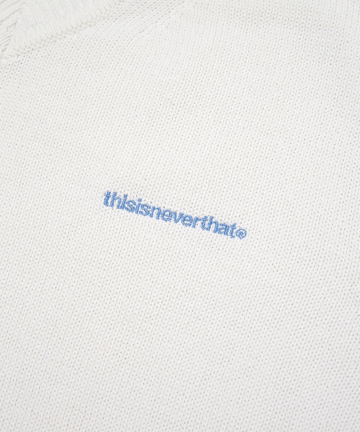 디스이즈네버댓(THISISNEVERTHAT) (SS21) T-Logo Knit Vest White