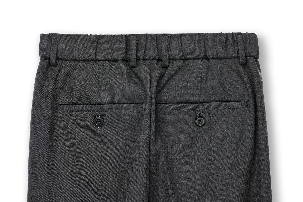 주앙옴므(JUAN HOMME) 2 PLEATS WIDE BAND TROUSER (4 COLOR)