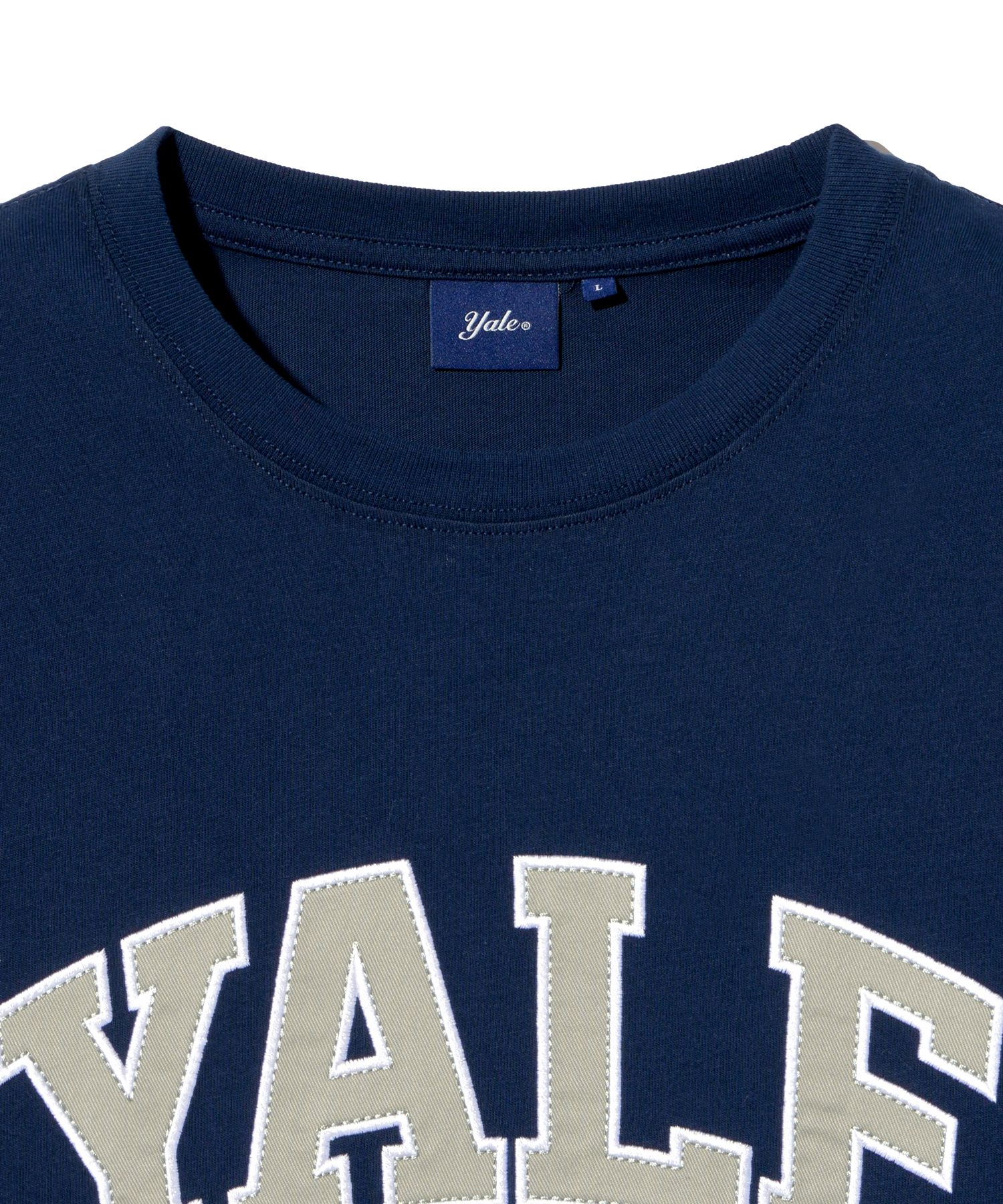 ☆YALE☆ 2 TONE ARCH RIB POINT TSHIRT BLACK YEM1SS334BBK MUSINSA | YALE 2 TONE ARCH T-SHIRT BLACK / BLACK