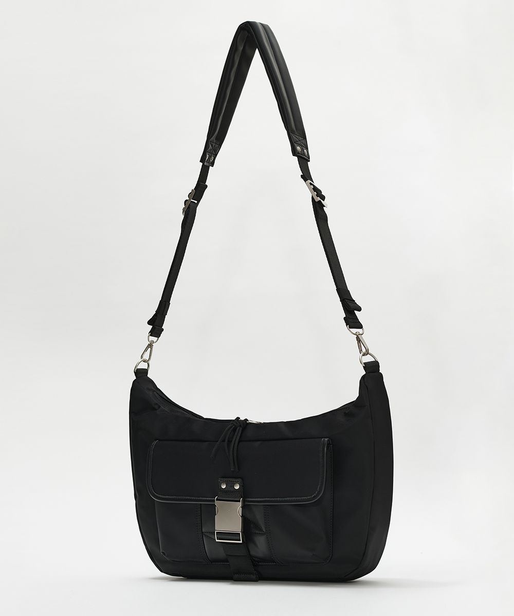 MUSINSA | MAISON MINED BUCKLE STRAP HOBO BAG