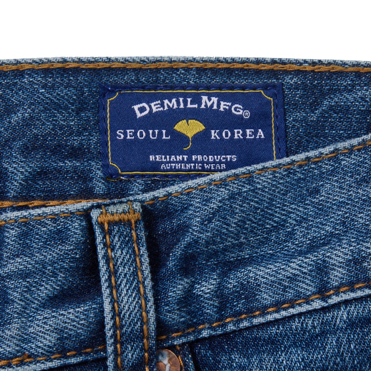 데밀(DEMIL) LOT.026 헐리우드 슬림 데님 미드 인디고