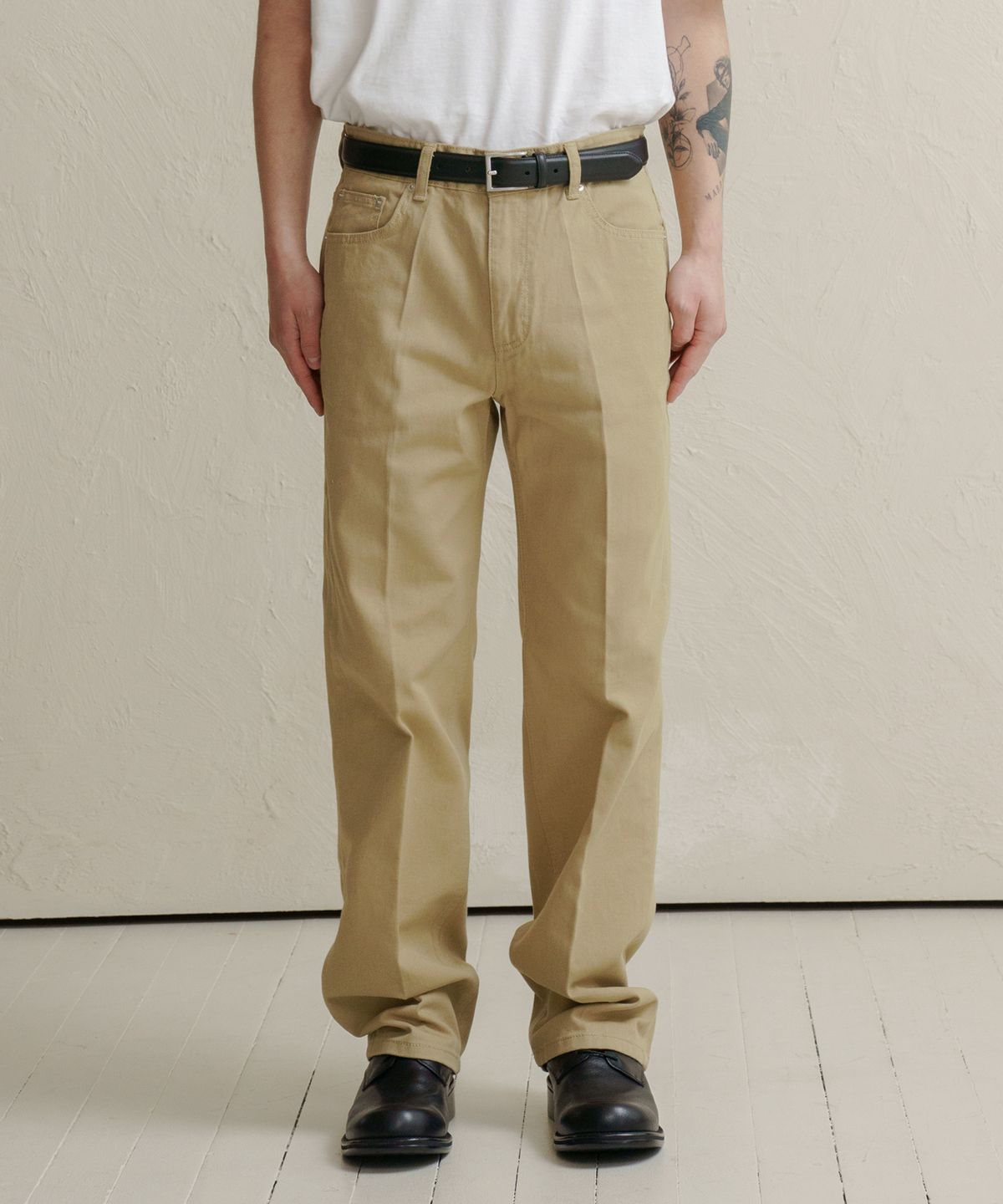 덴메이드(DENMADE) DEN0651 crease chino pants(beige)
