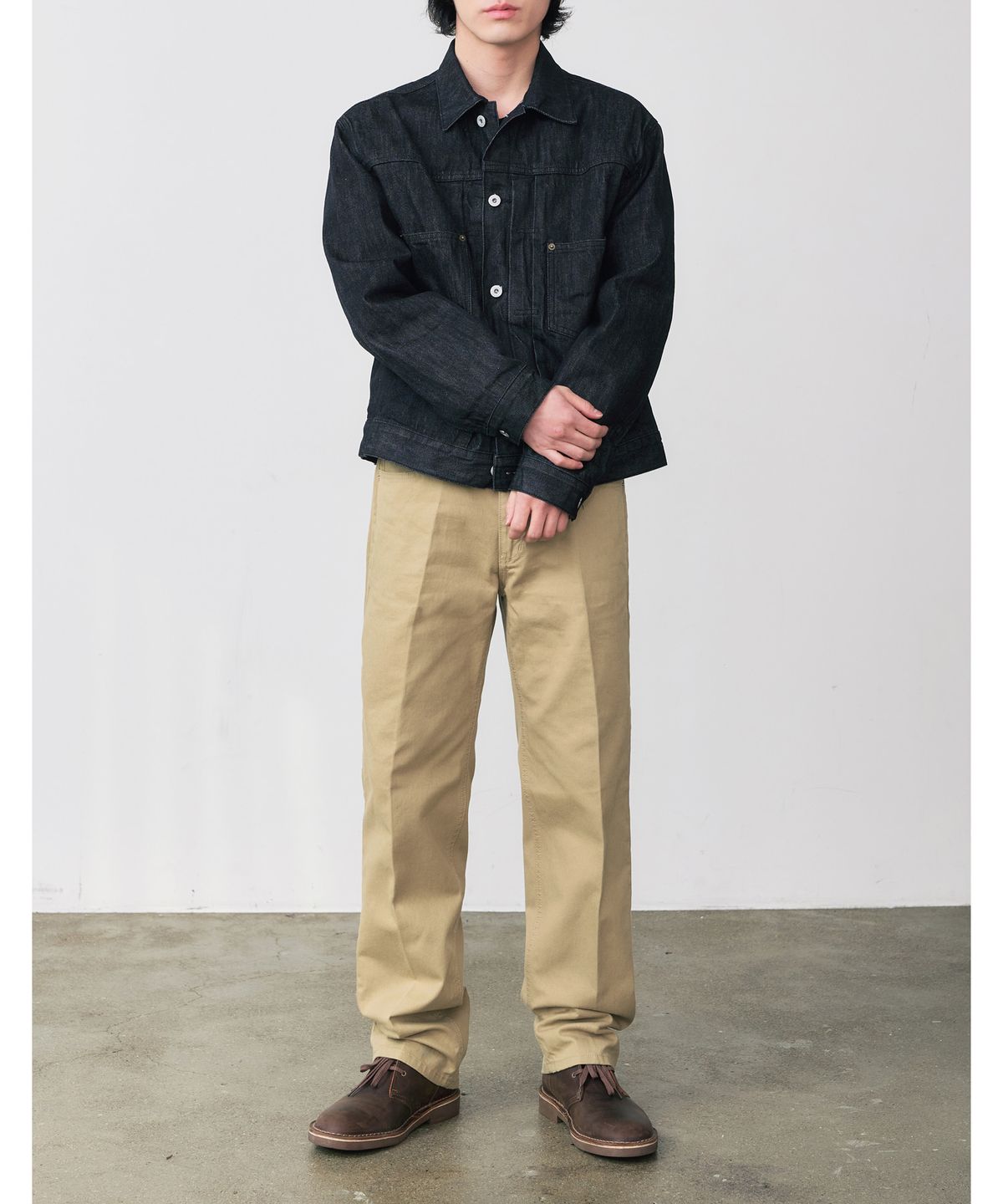덴메이드(DENMADE) DEN0651 crease chino pants(beige)