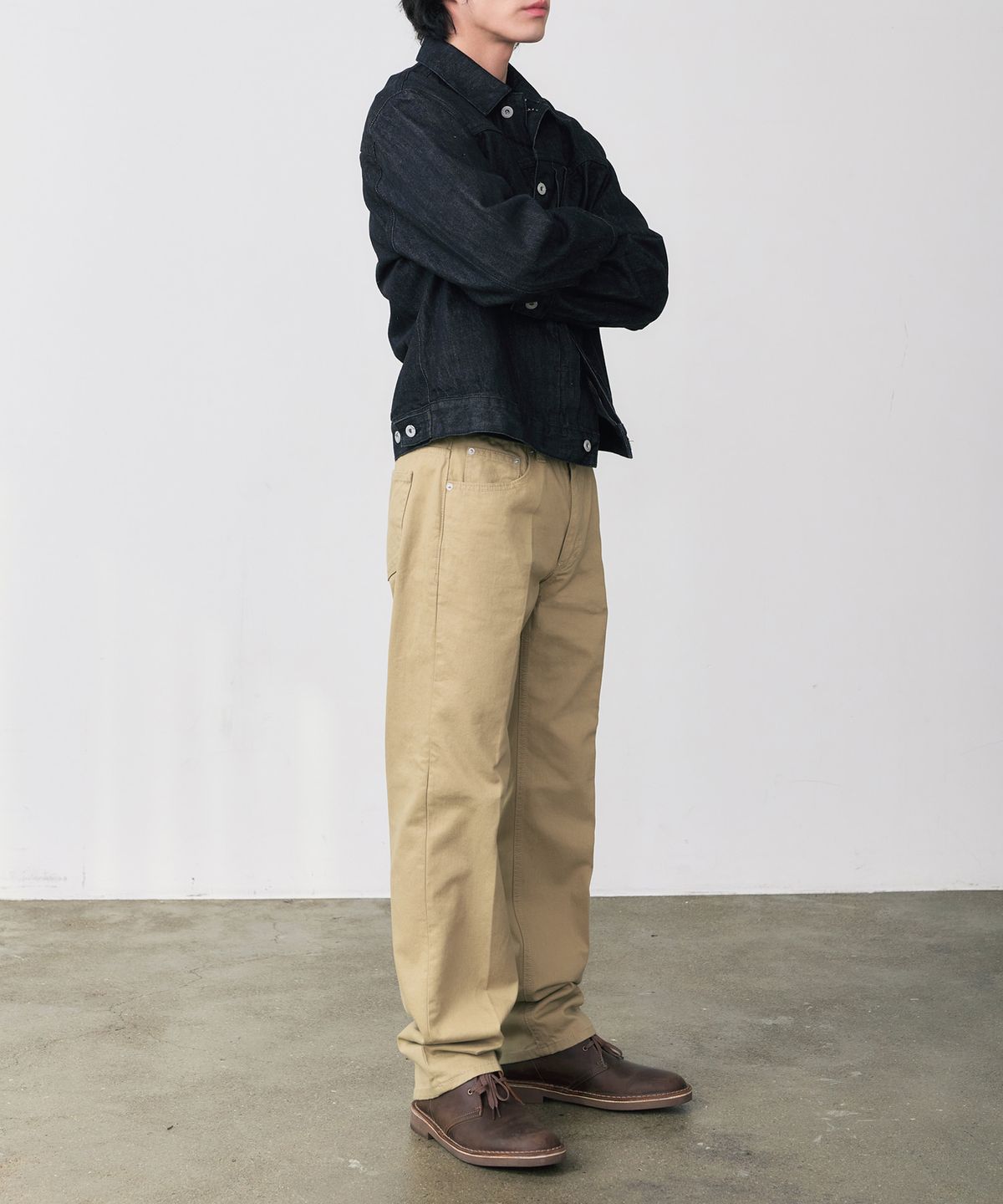 덴메이드(DENMADE) DEN0651 crease chino pants(beige)