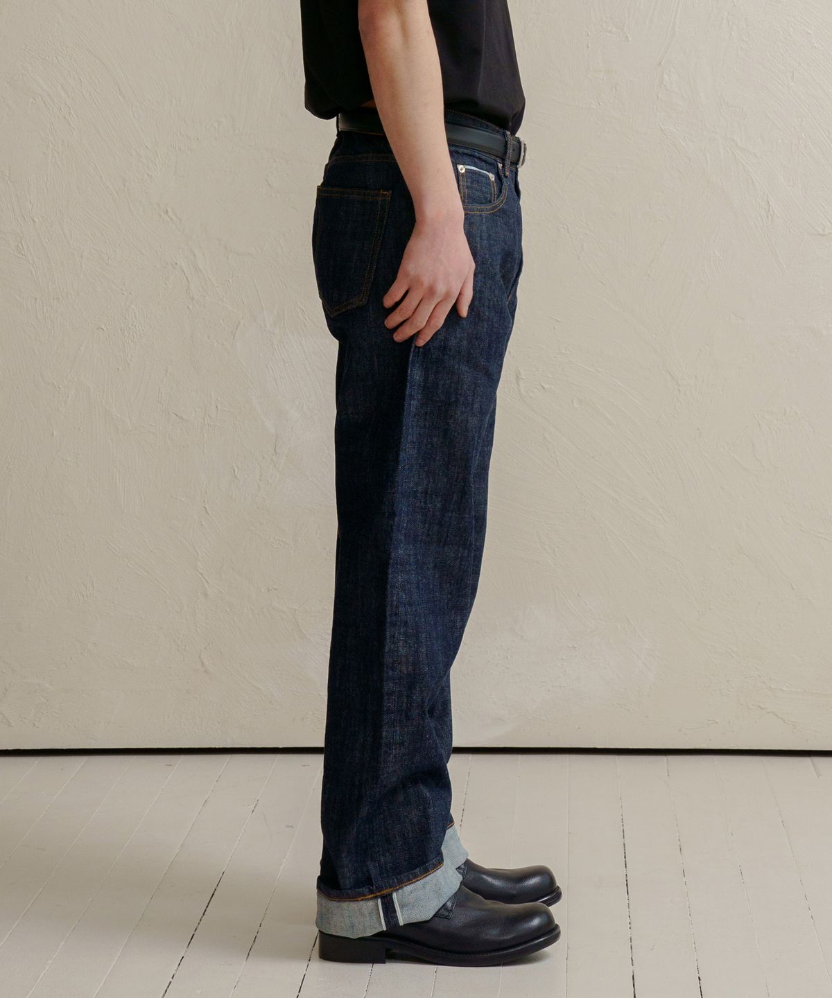 덴메이드(DENMADE) DEN0861 Selvedge Wide Fit (Mid Indigo)
