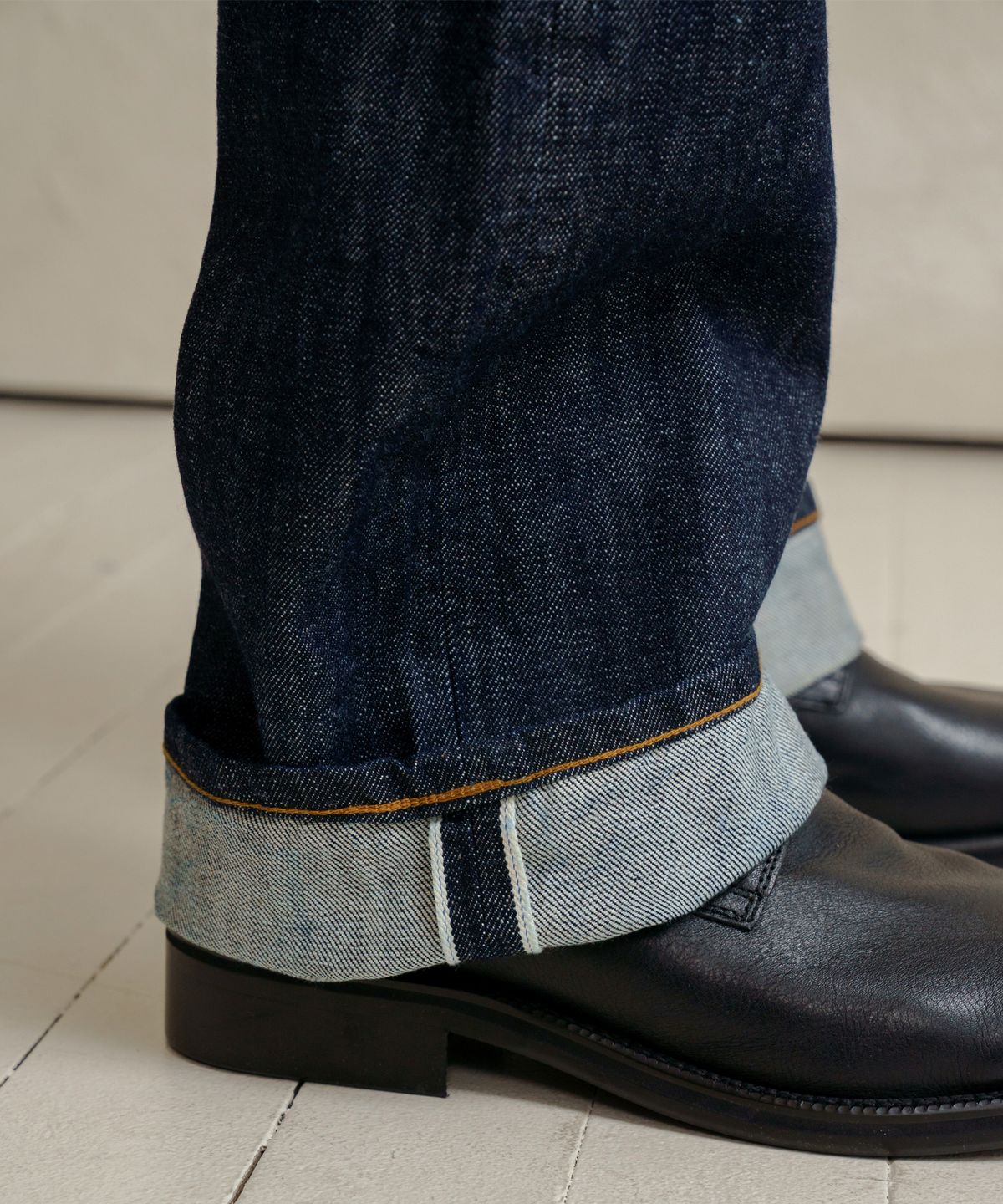 덴메이드(DENMADE) DEN0861 Selvedge Wide Fit (Mid Indigo)