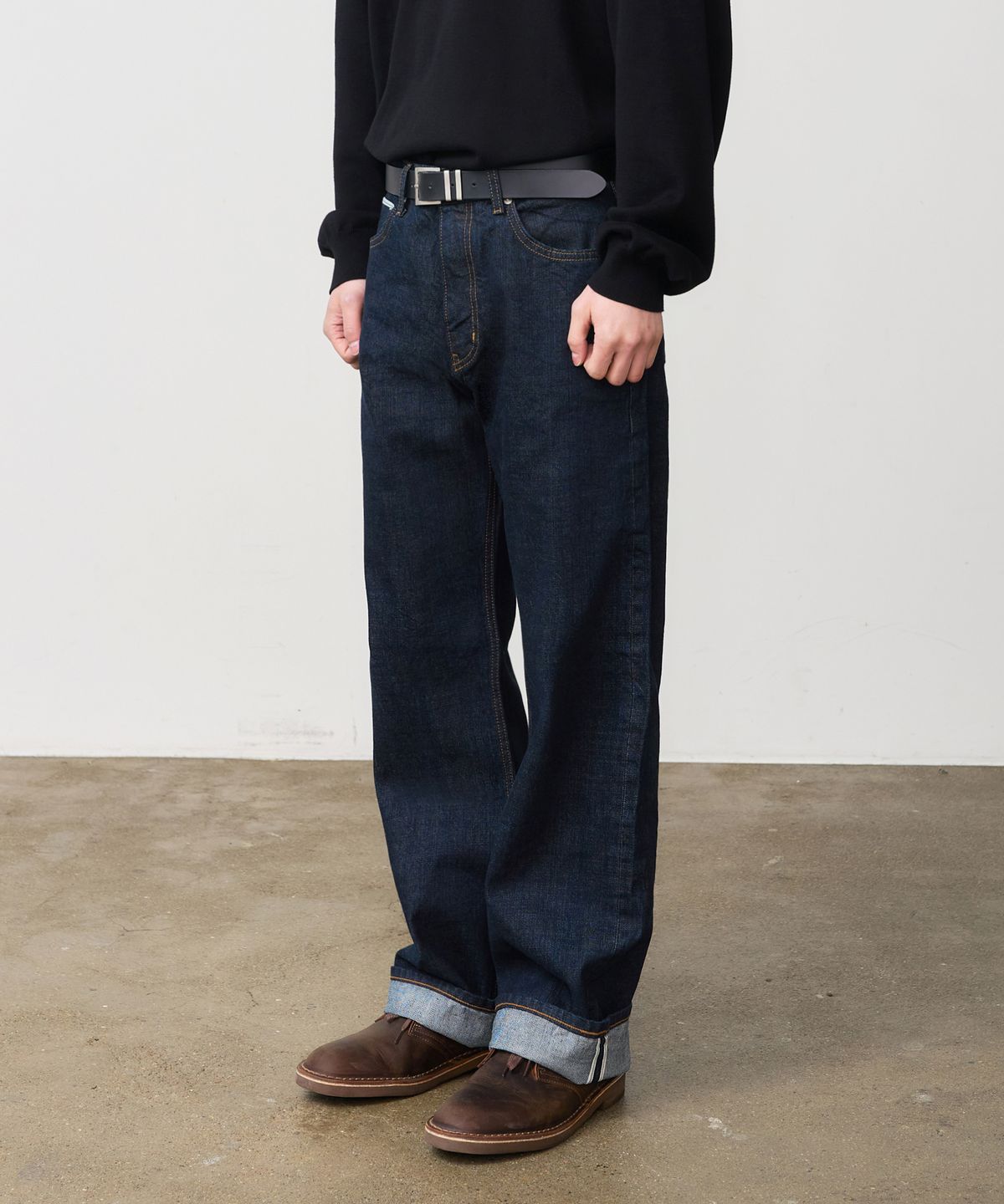덴메이드(DENMADE) DEN0961 Selvedge Wide Fit (Deep Indigo)