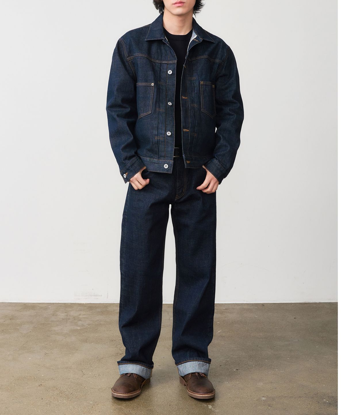 덴메이드(DENMADE) DEN0961 Selvedge Wide Fit (Deep Indigo)