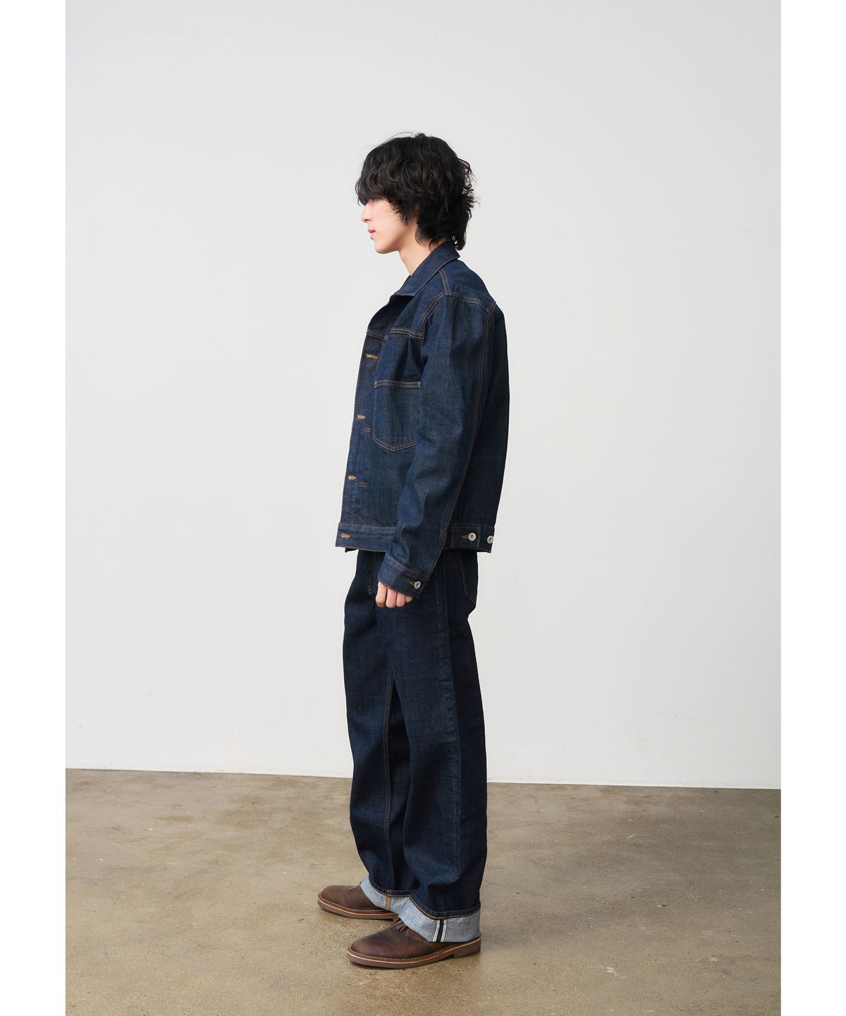 덴메이드(DENMADE) DEN0961 Selvedge Wide Fit (Deep Indigo)