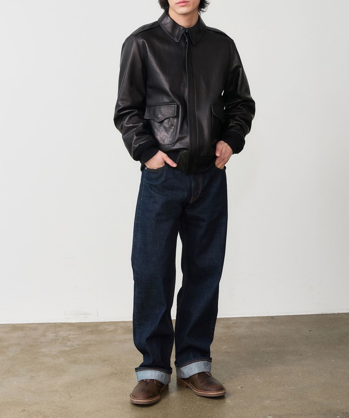 덴메이드(DENMADE) DEN0961 Selvedge Wide Fit (Deep Indigo)