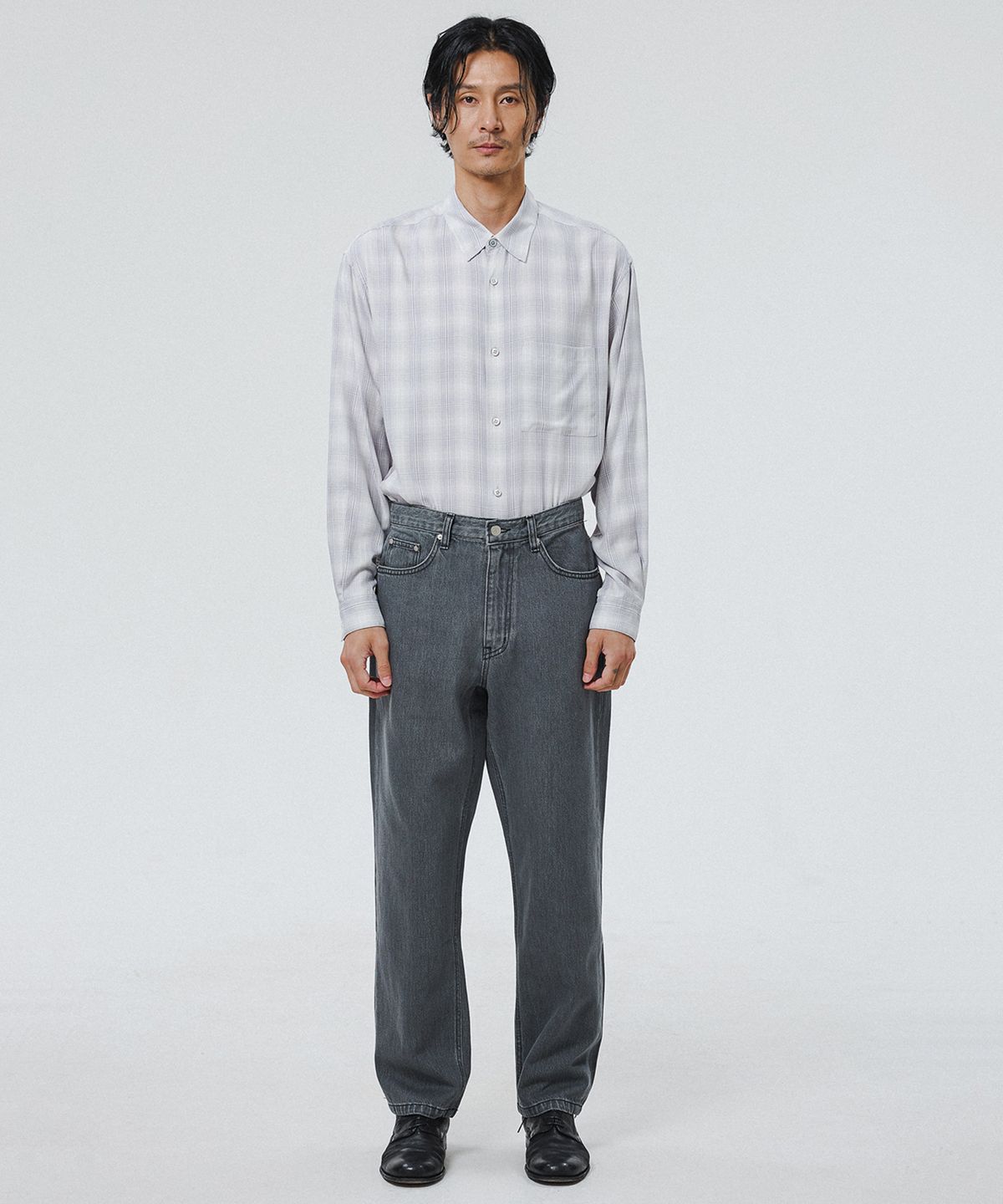 셔터(SHIRTER) FIRST EDITION DENIM PANTS (DARK GREY)