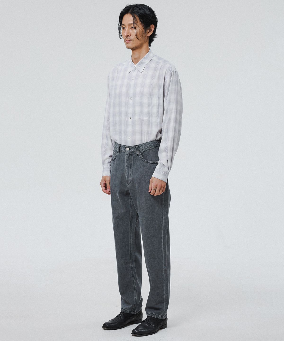 셔터(SHIRTER) FIRST EDITION DENIM PANTS (DARK GREY)