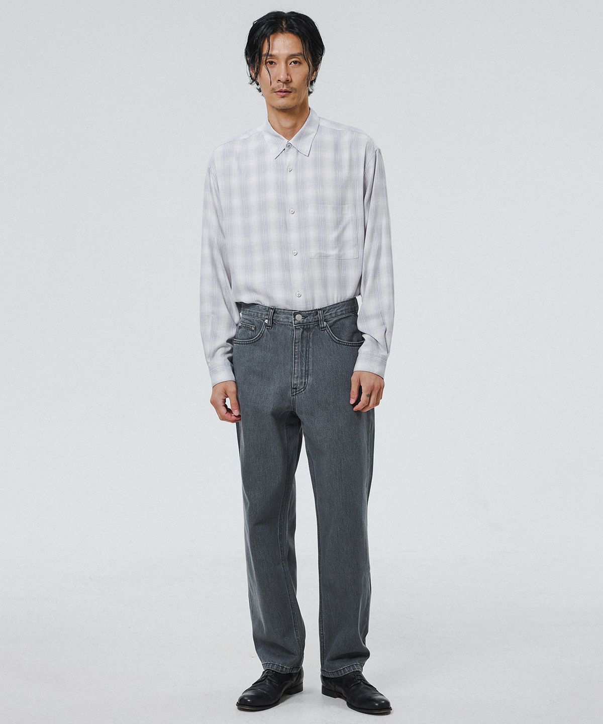 셔터(SHIRTER) FIRST EDITION DENIM PANTS (DARK GREY)