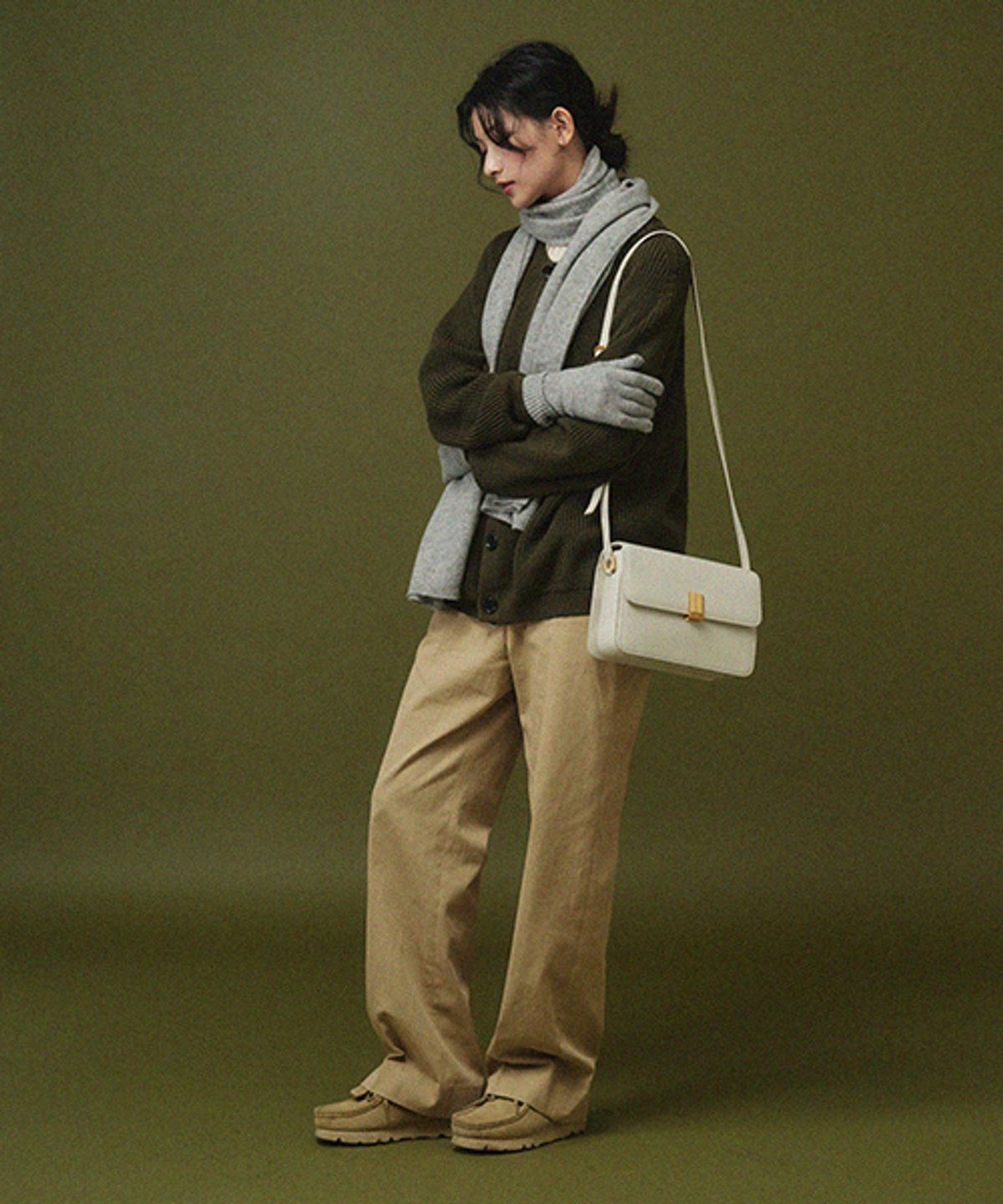 드메이커(DEMAKER) Building bag-ivory
