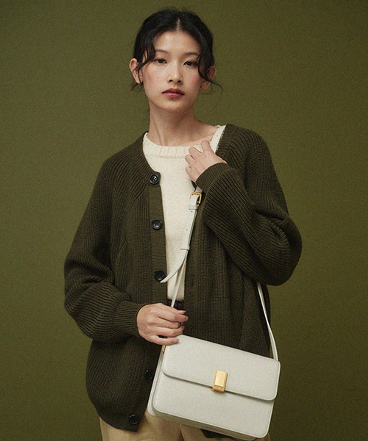 드메이커(DEMAKER) Building bag-ivory