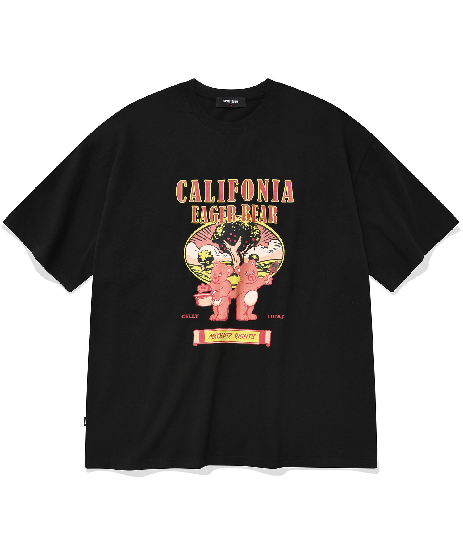 【CPGN STUDIO】California Bear Short Sleeve MUSINSA | CPGN STUDIO [#16] California Bear Short Sleeve Black
