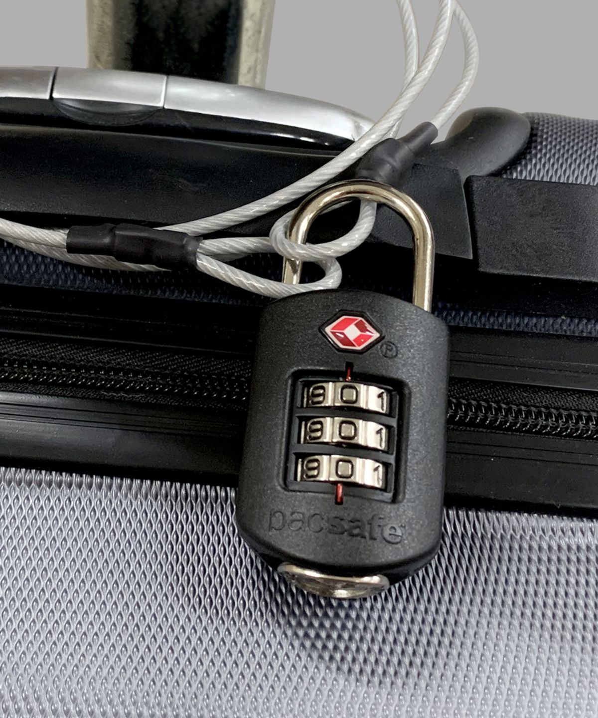 팩세이프(PACSAFE) TSA 콤비 와이어 자물쇠