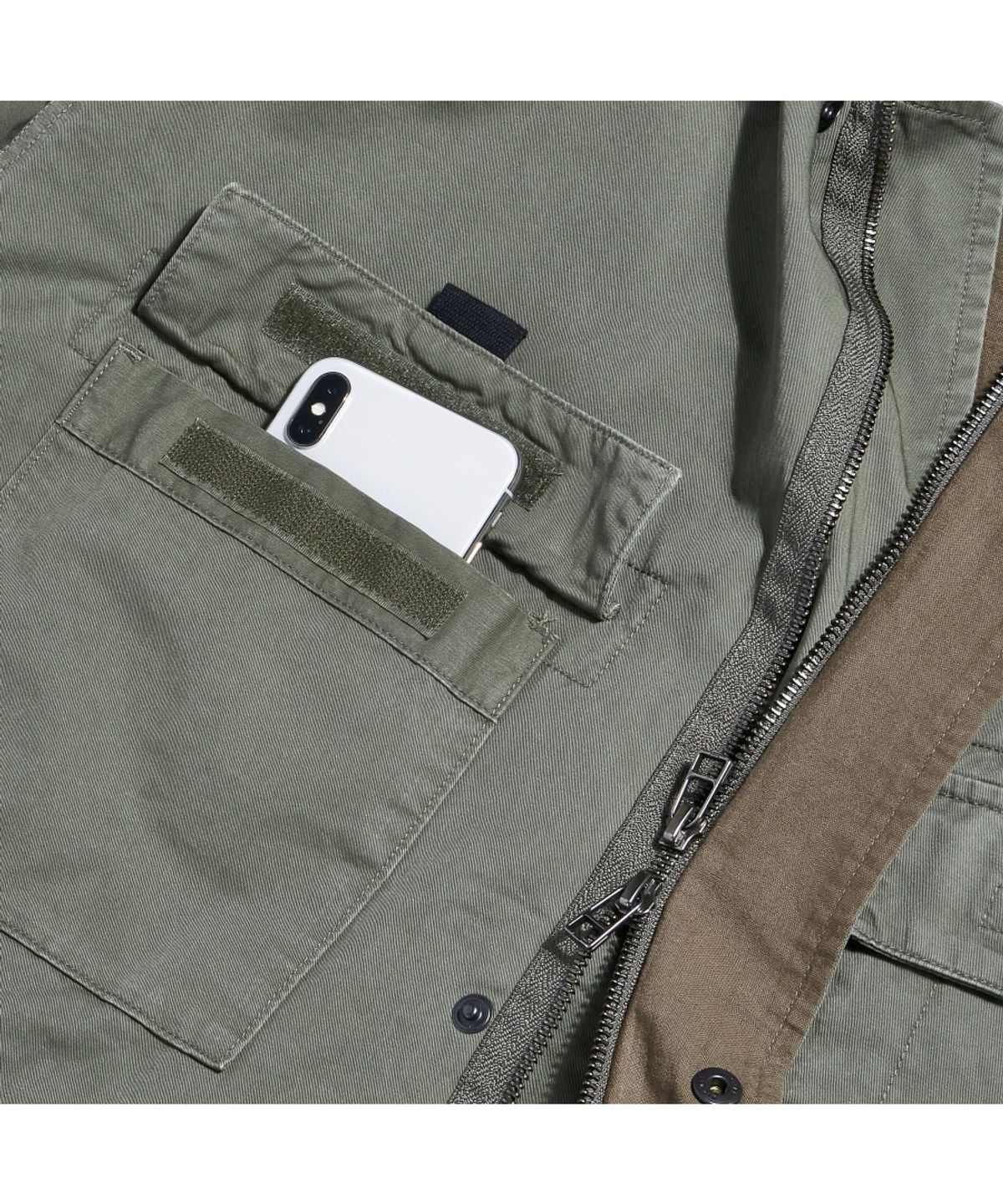 에스피오나지(ESPIONAGE) US Chemical Over Jacket Olive
