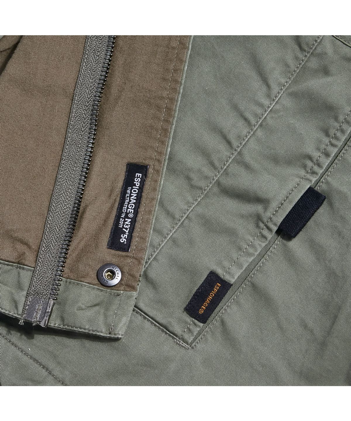 에스피오나지(ESPIONAGE) US Chemical Over Jacket Olive