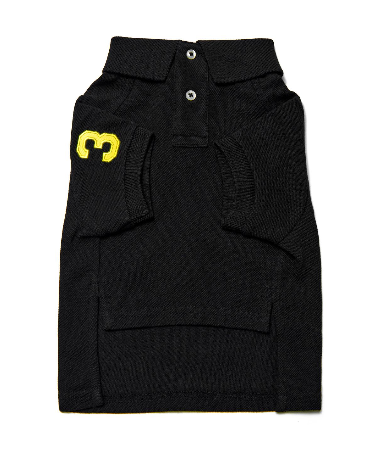 폴로 랄프 로렌(POLO RALPH LAUREN) 코튼 메시 빅포니 도그 폴로 셔츠 - 블랙