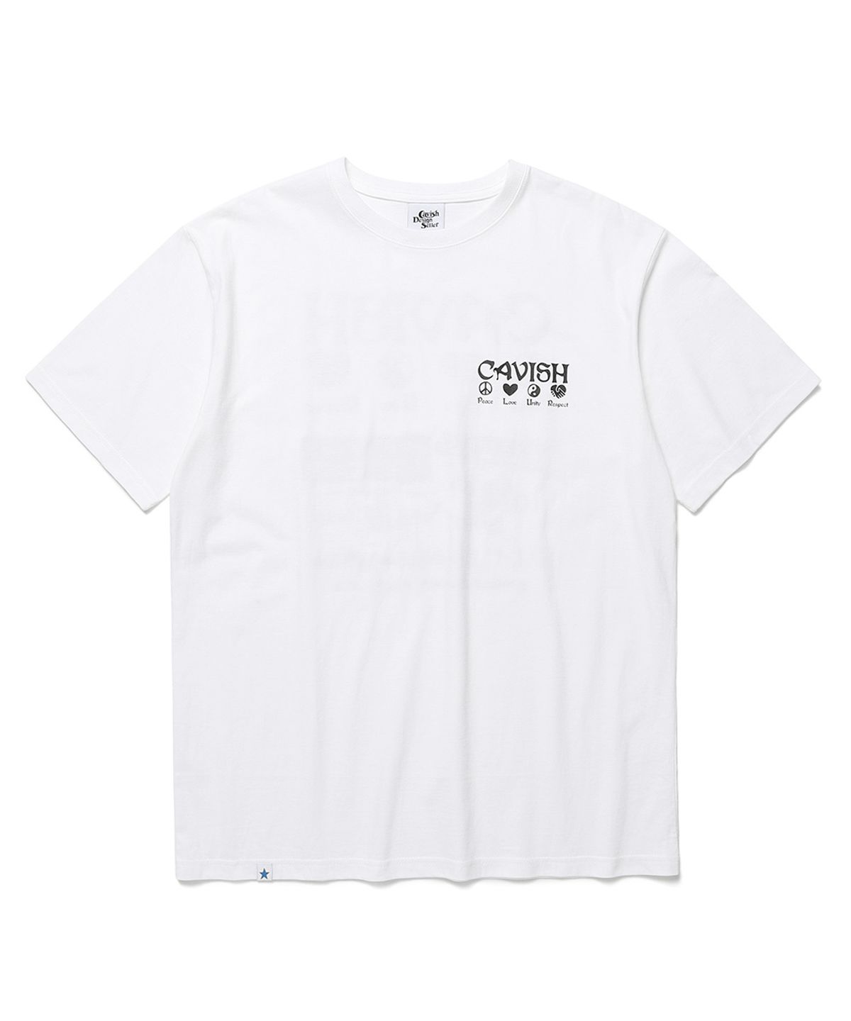 카비시(CAVISH) PLUR SS TEE WHITE(CV2BMMT515A)
