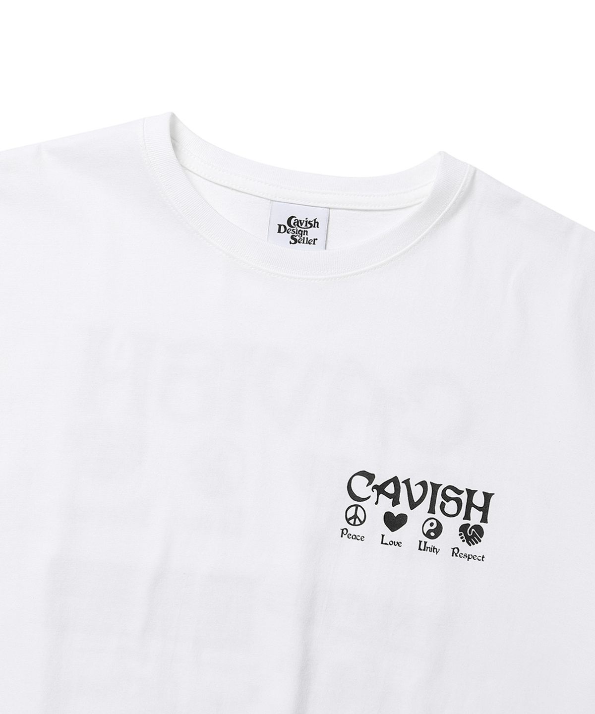 카비시(CAVISH) PLUR SS TEE WHITE(CV2BMMT515A)