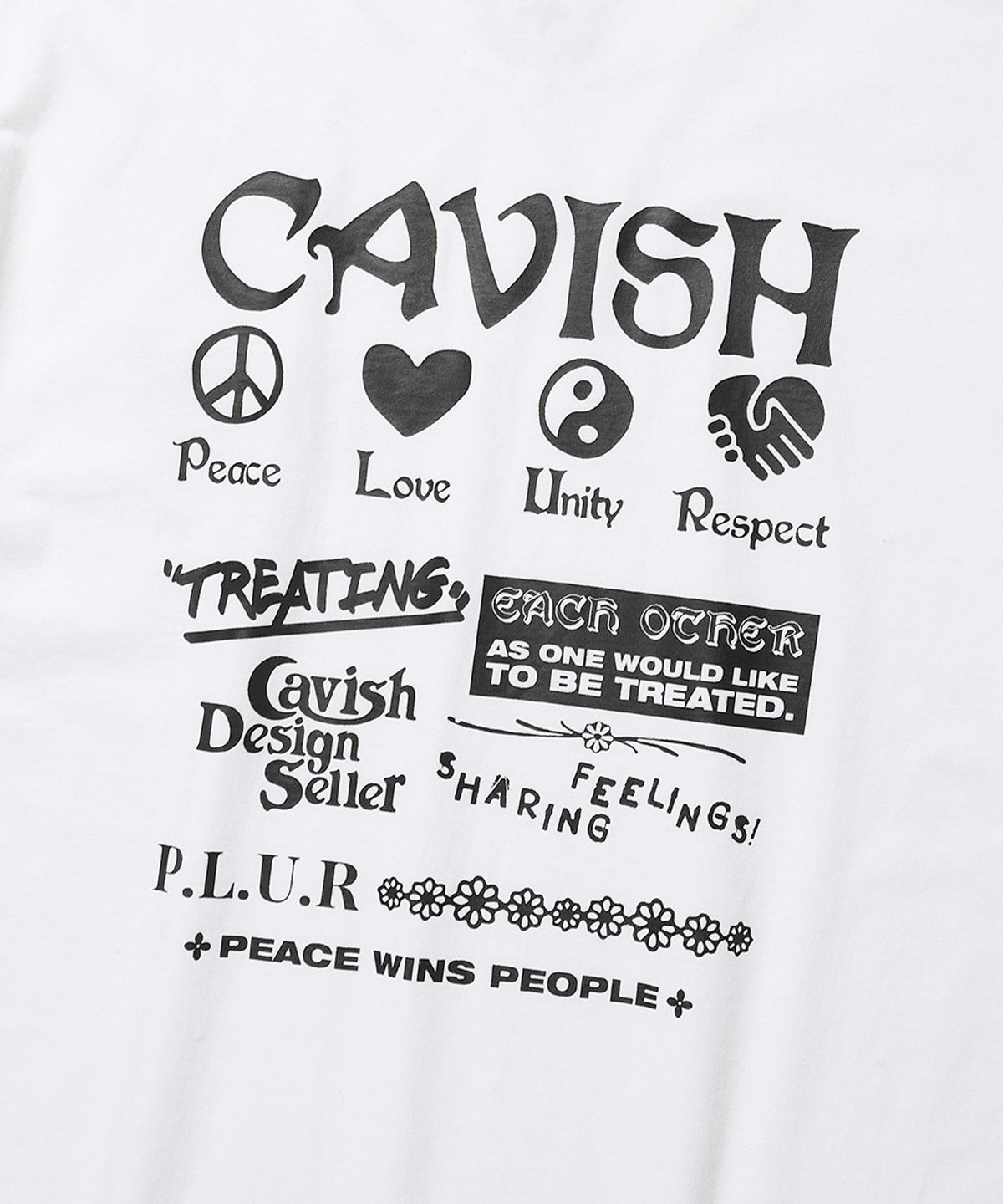 카비시(CAVISH) PLUR SS TEE WHITE(CV2BMMT515A)
