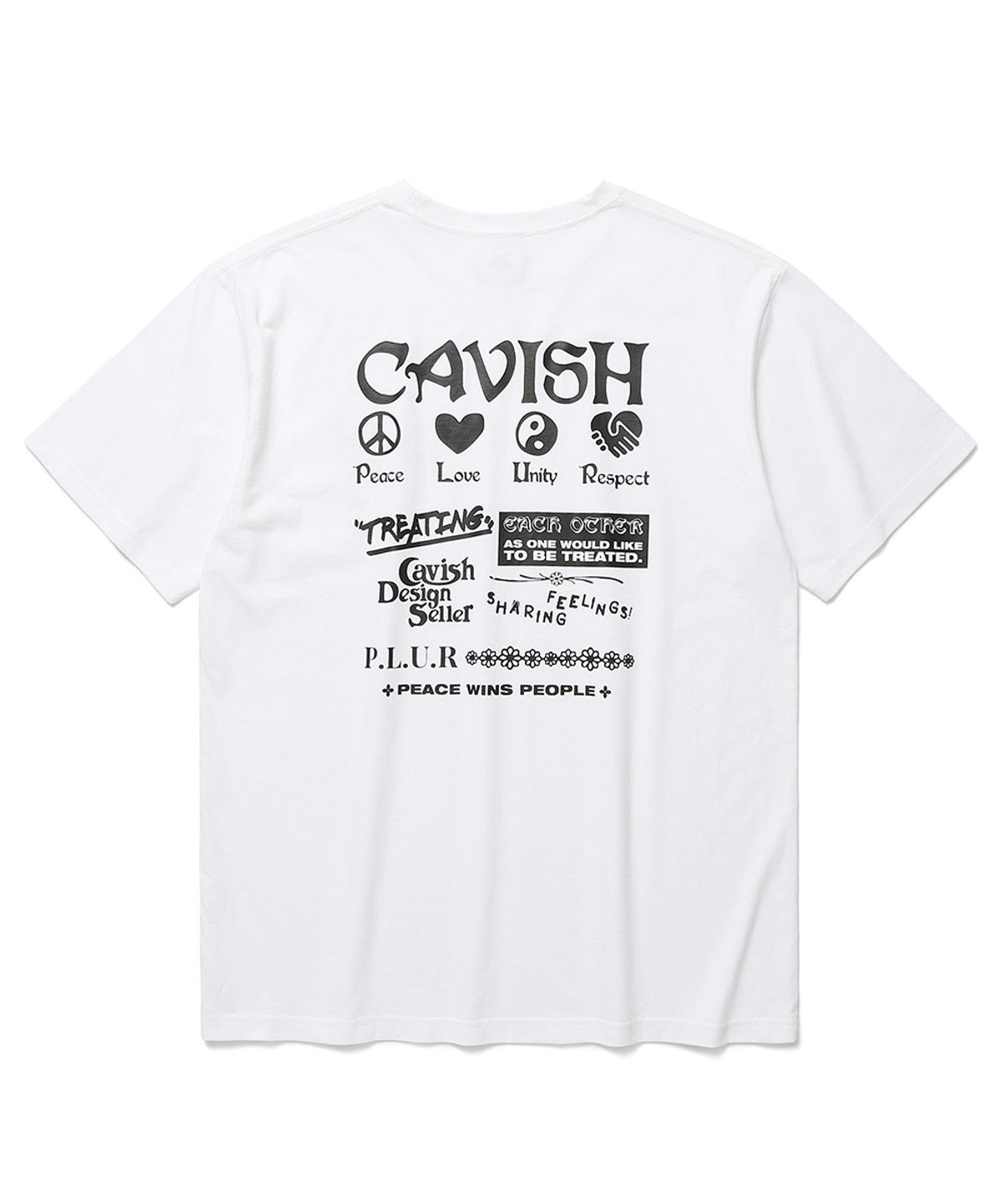 카비시(CAVISH) PLUR SS TEE WHITE(CV2BMMT515A)
