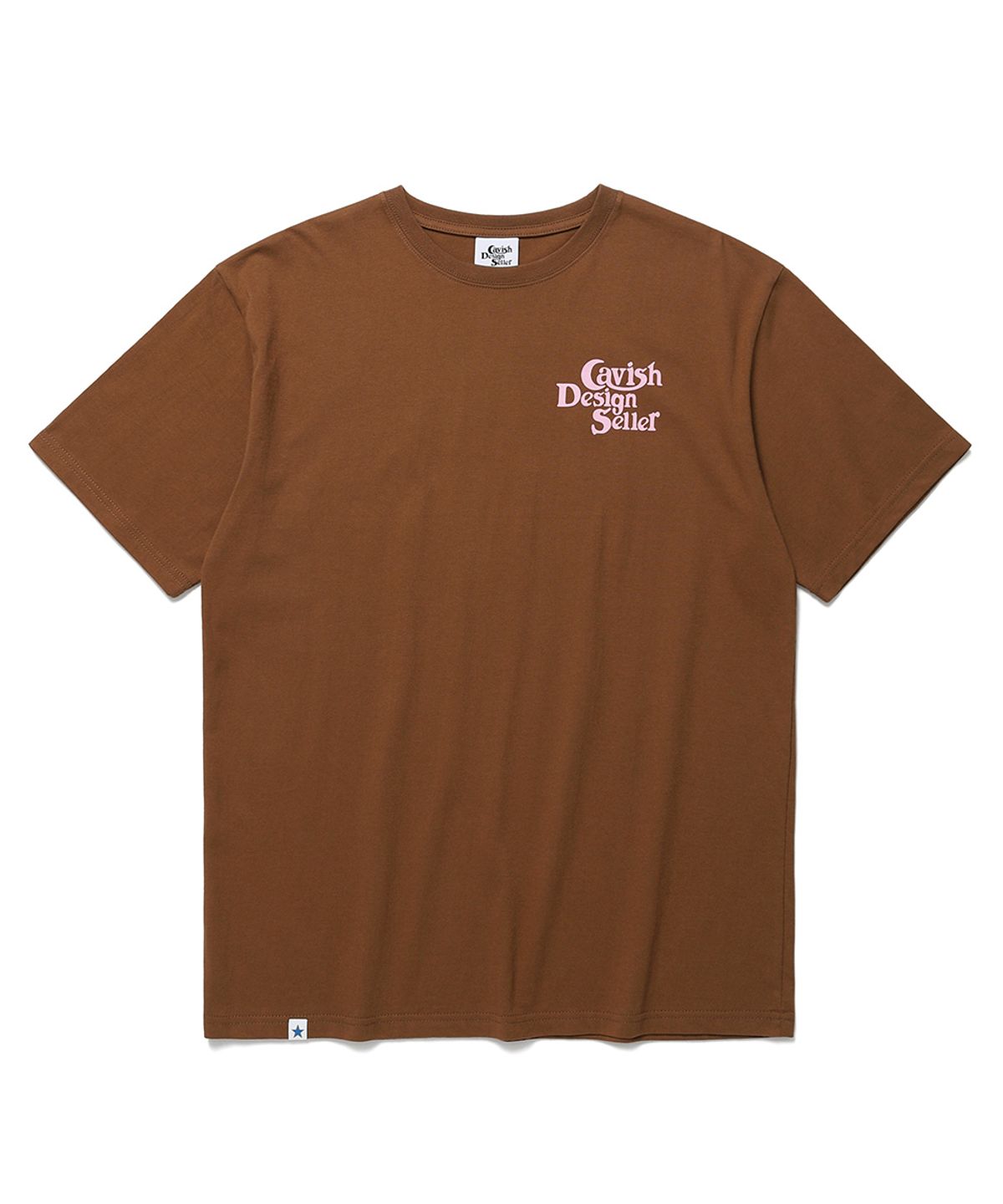 카비시(CAVISH) SELLER LOGO SS TEE BROWN(CV2BMMT500A)