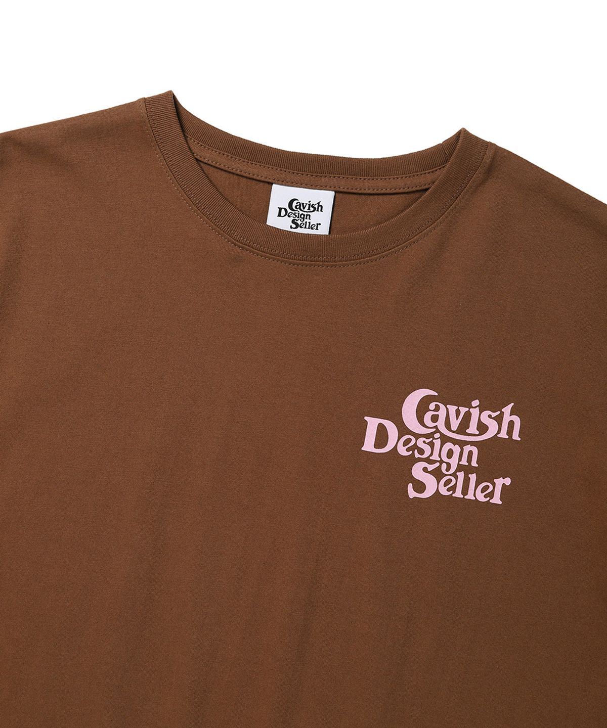 카비시(CAVISH) SELLER LOGO SS TEE BROWN(CV2BMMT500A)
