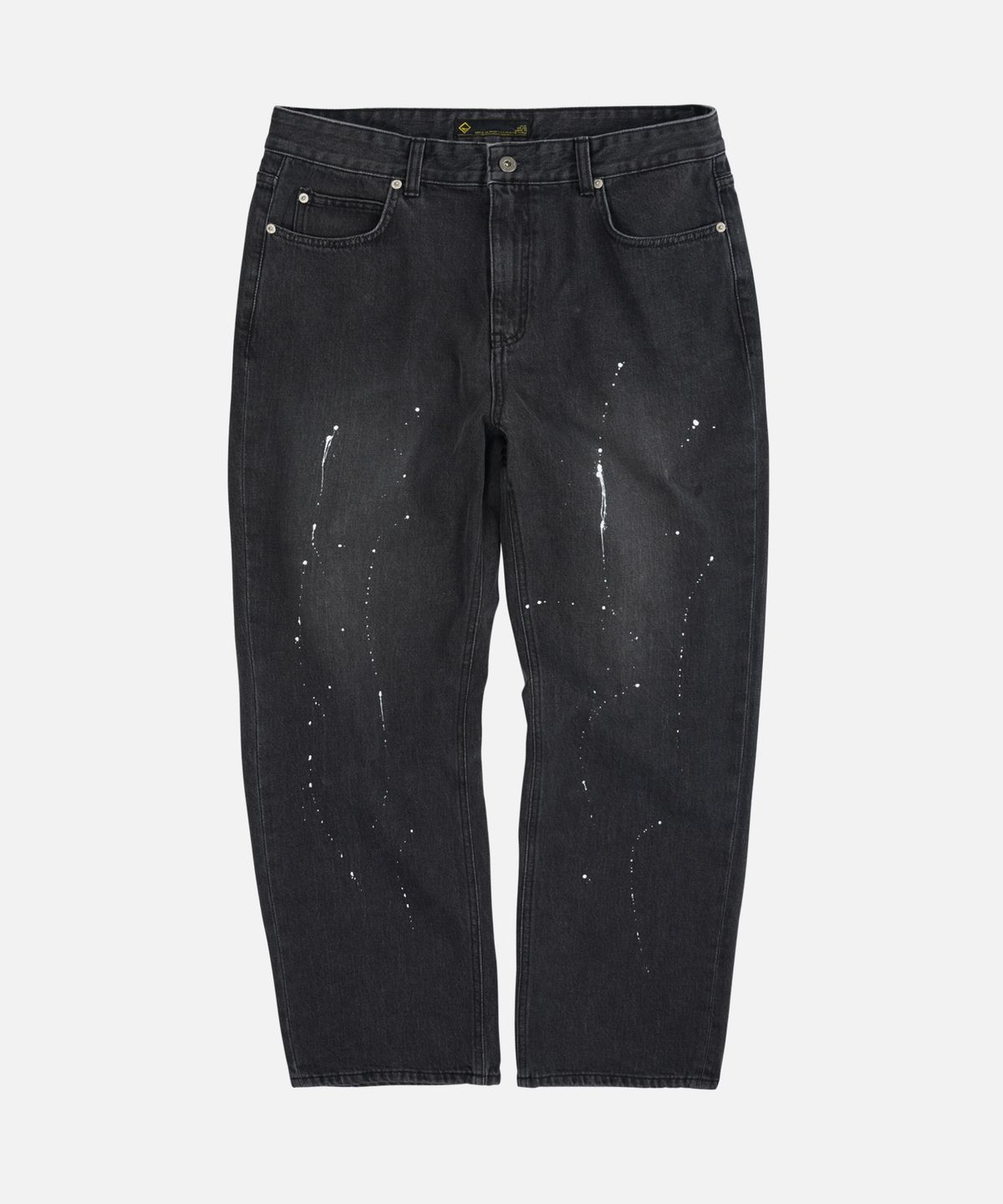 프리즘웍스(FRIZMWORKS) PAINTING WASHED PANTS _ WASHED BLACK