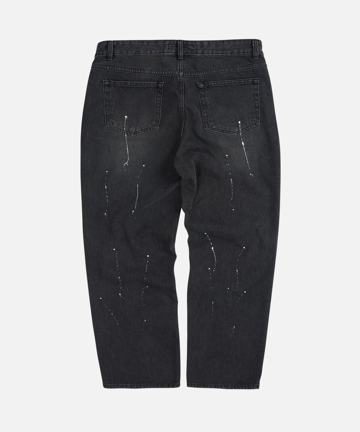 프리즘웍스(FRIZMWORKS) PAINTING WASHED PANTS _ WASHED BLACK