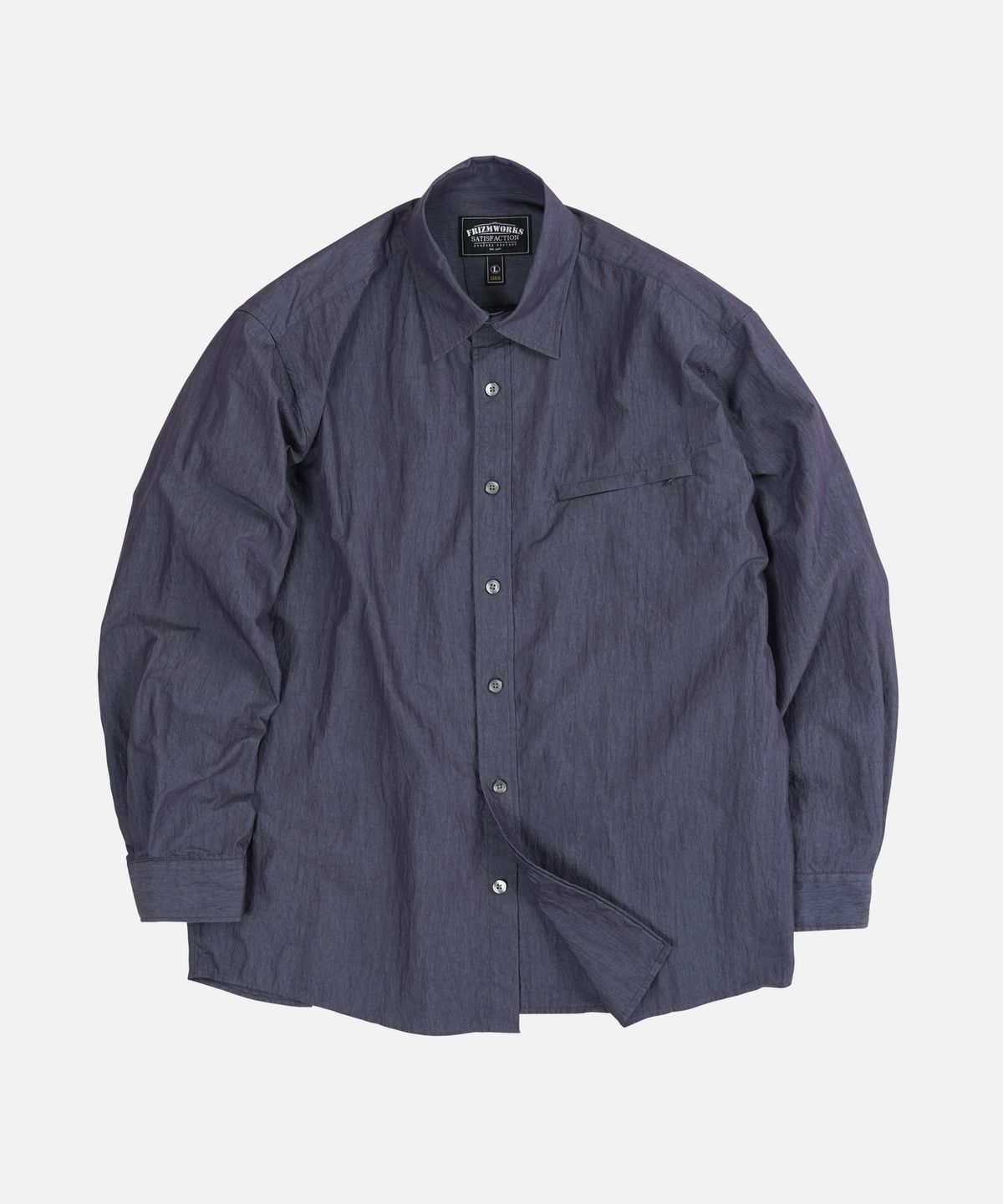 프리즘웍스(FRIZMWORKS) NYLON DOUBLE VENT SHIRT _ NAVY