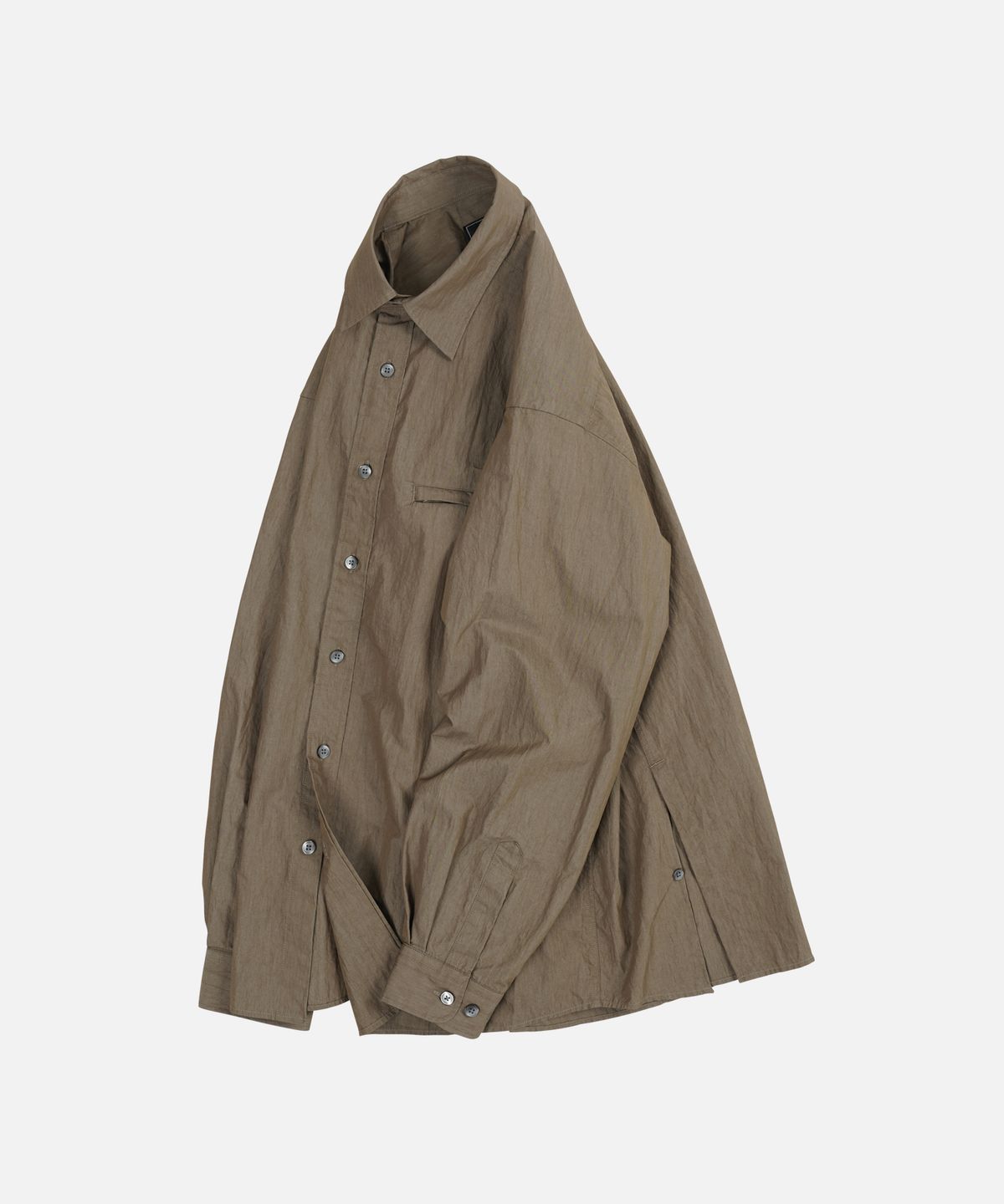 프리즘웍스(FRIZMWORKS) NYLON DOUBLE VENT SHIRT _ BROWN