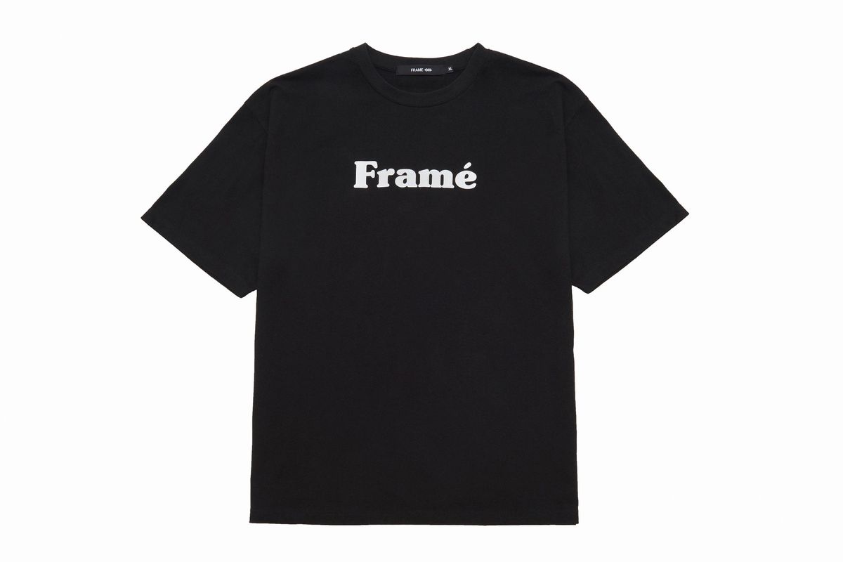 프레임 오프(FRAME OFF) 프레임 로고 반팔티 - 블랙