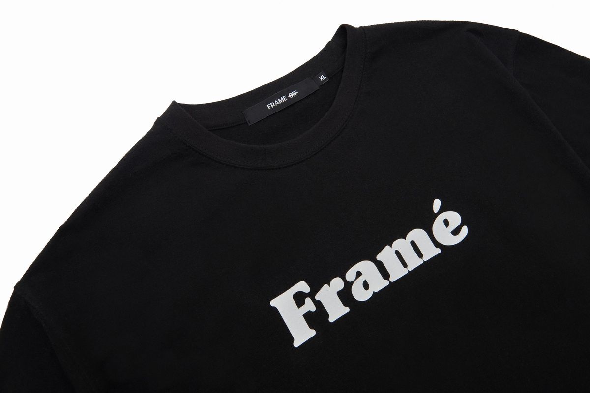 프레임 오프(FRAME OFF) 프레임 로고 반팔티 - 블랙