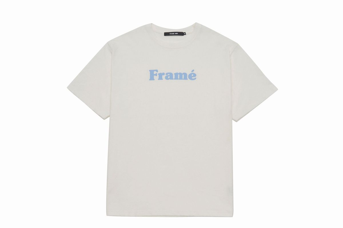 프레임 오프(FRAME OFF) 프레임 로고 반팔티 - 화이트