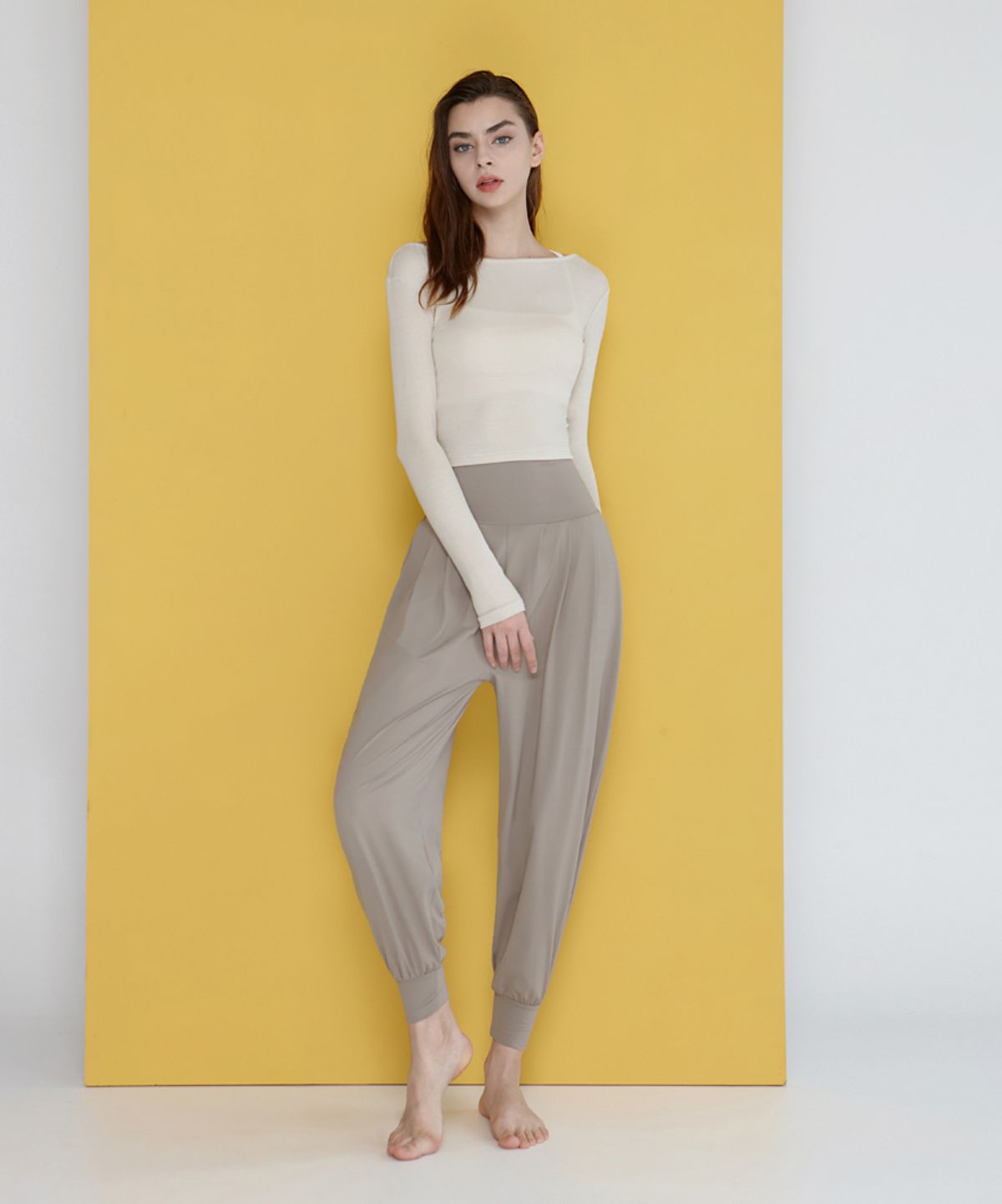 데비웨어(DEVIWEAR) 발레르 하렘팬츠 DEVI-B0041-샌드