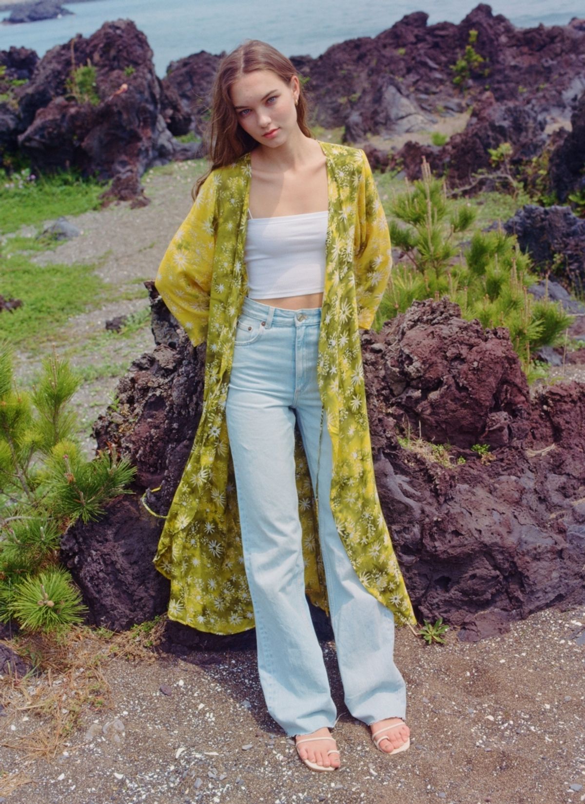 멧앤멜(MATT AND MEL) [Robe Dress] Dahila - Lemon Tree