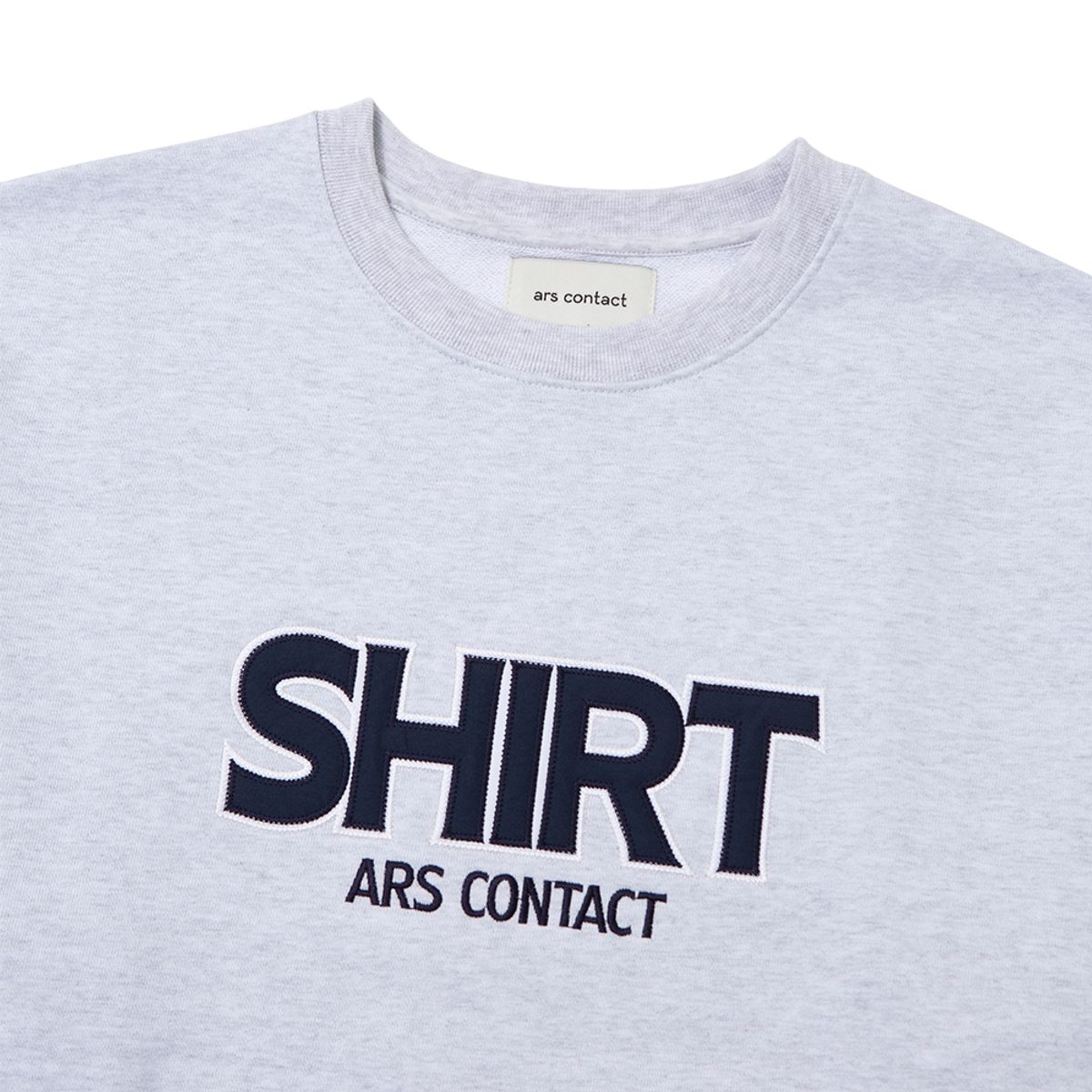 아르스 콘택트(ARSCONTACT) AC 4412 SWEAT SHIRTS ASH GRAY