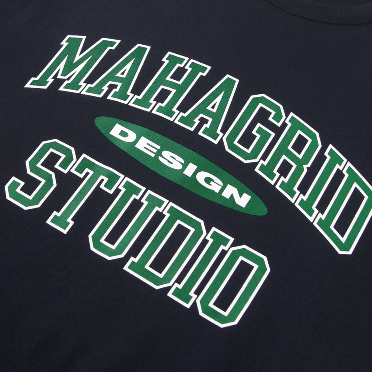 마하그리드(MAHAGRID) COLLEGE LOGO TEE NAVY(MG2BSMT536A)