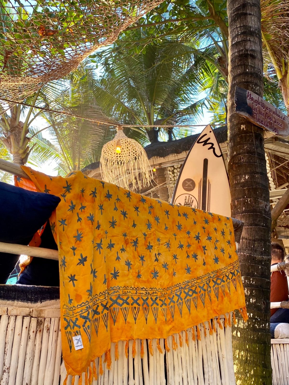 멧앤멜(MATT AND MEL) [Sarong] Palm Trees - Amber