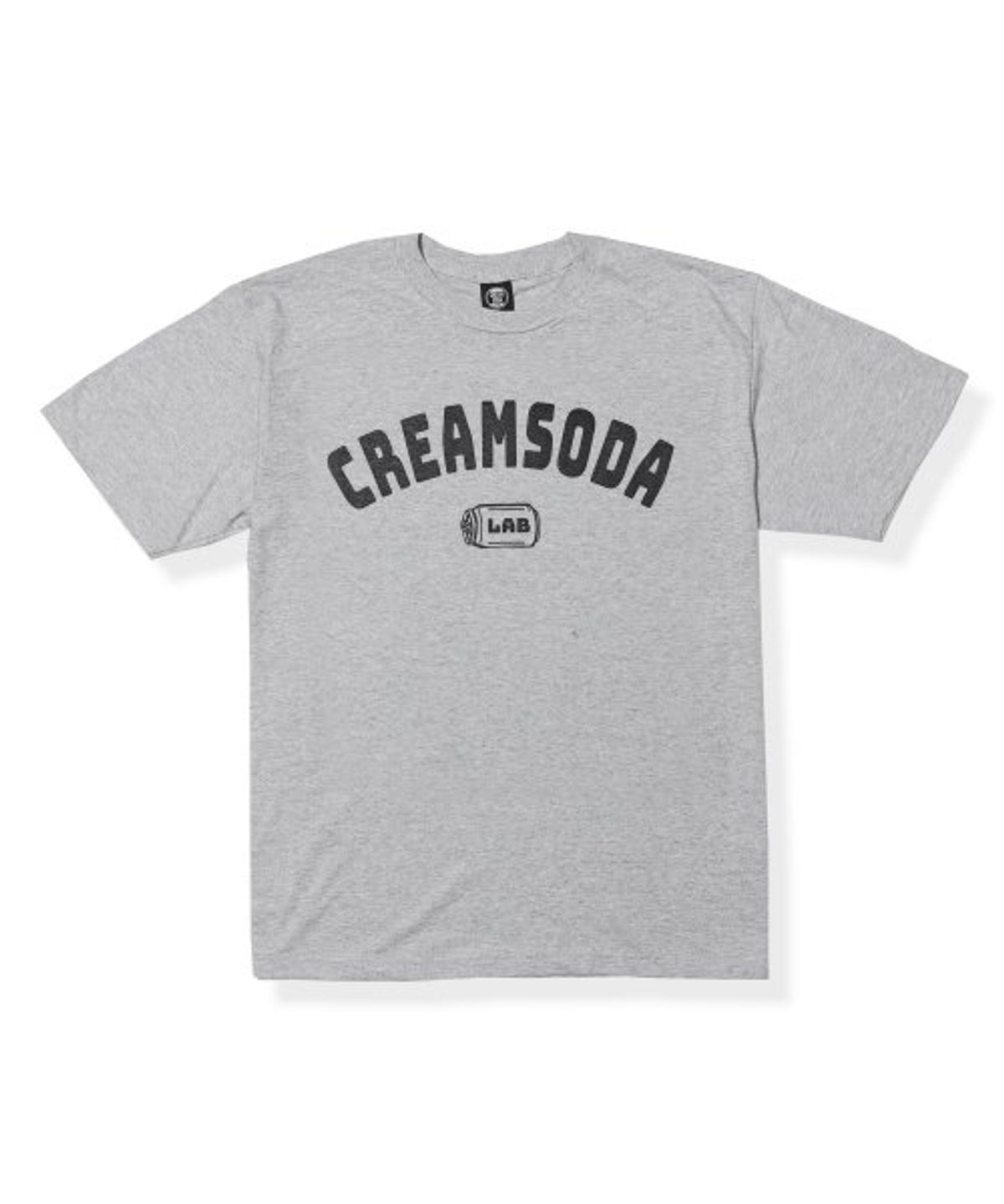 크림소다랩(CREAM SODA LAB) 오지 아크로고 반팔 티셔츠 그레이