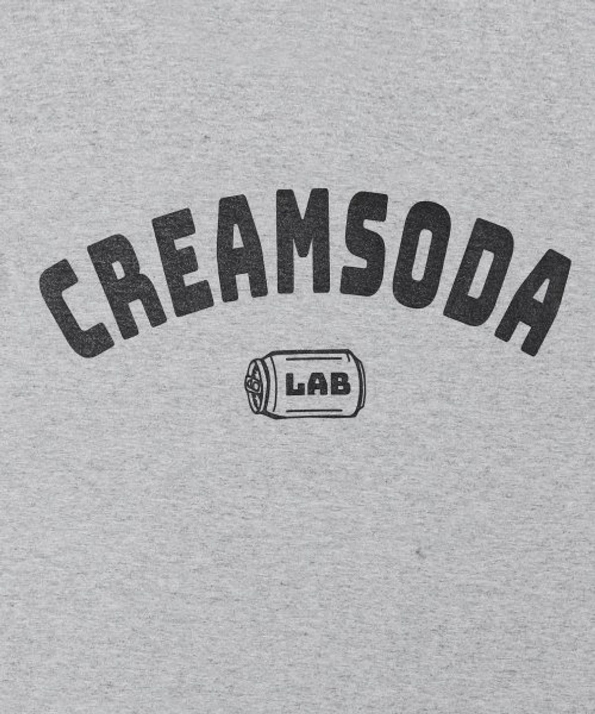 크림소다랩(CREAM SODA LAB) 오지 아크로고 반팔 티셔츠 그레이