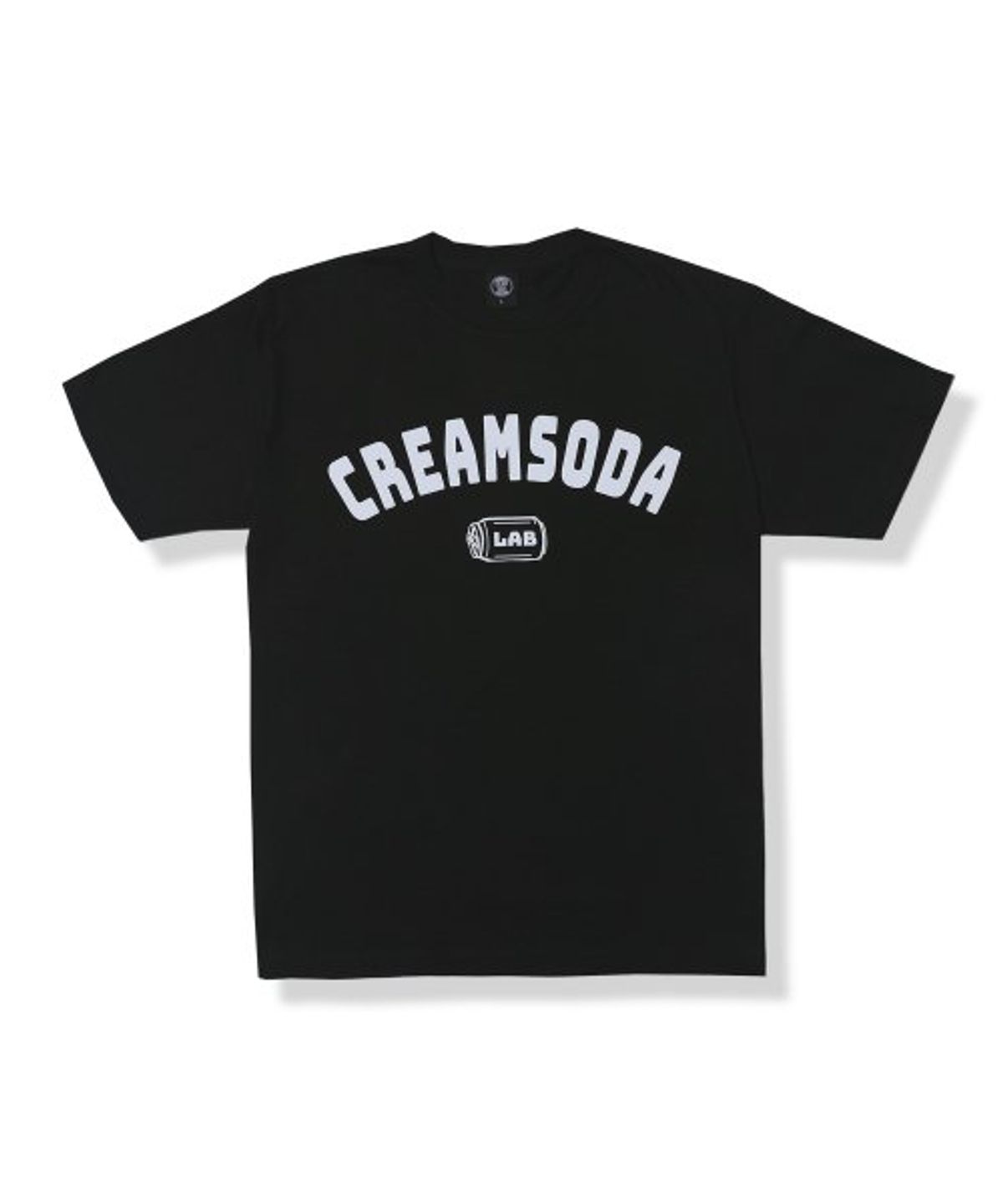 크림소다랩(CREAM SODA LAB) 오지 아크로고 반팔 티셔츠 블랙