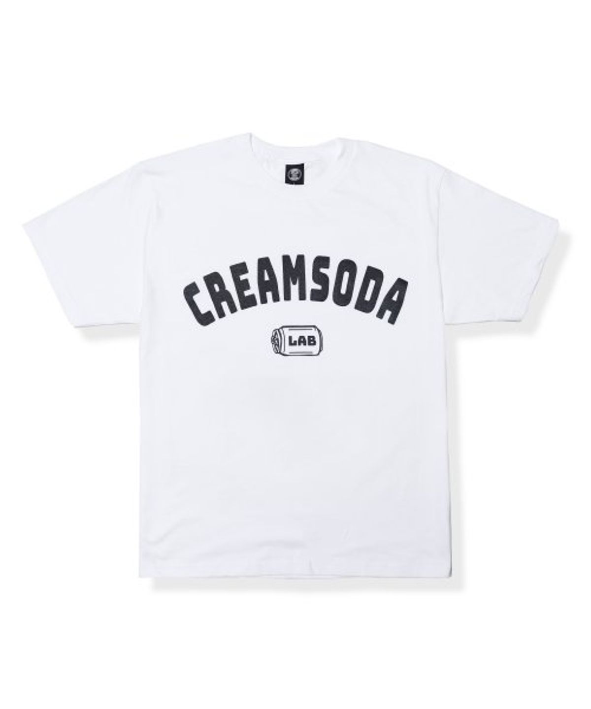 크림소다랩(CREAM SODA LAB) 오지 아크로고 반팔 티셔츠 화이트
