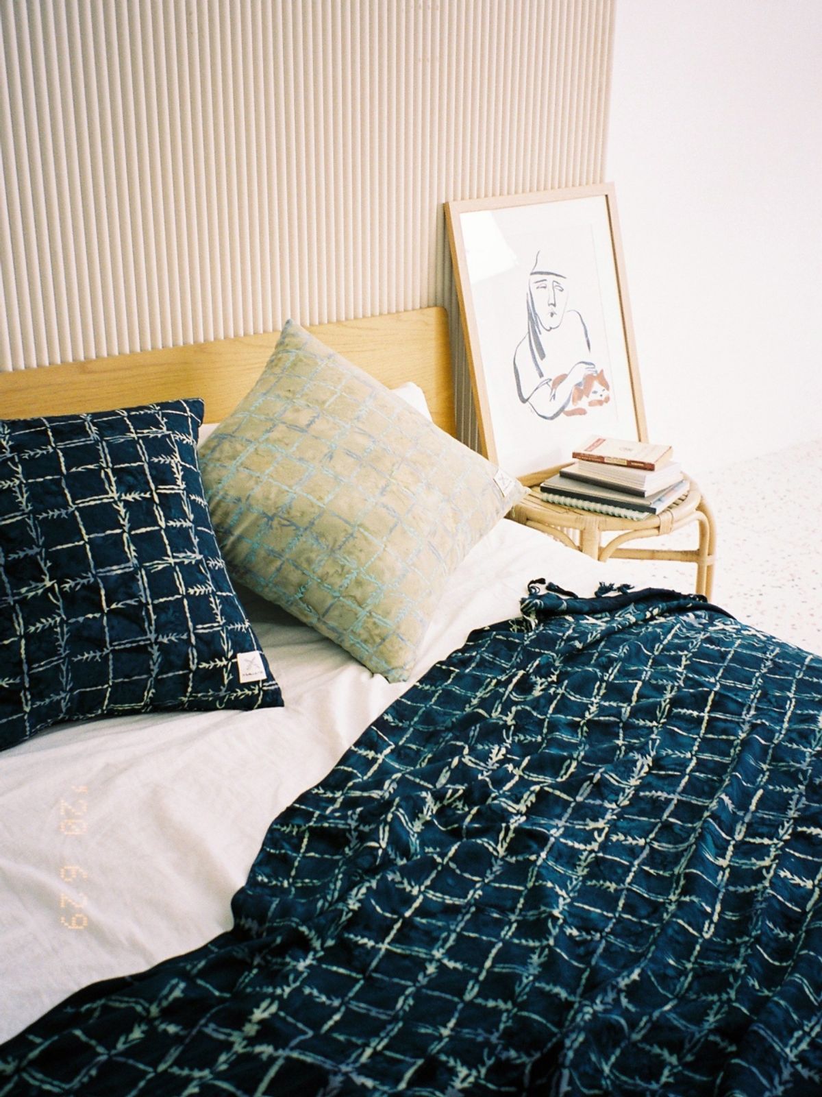 멧앤멜(MATT AND MEL) [Sarong] Reef Check - Navy