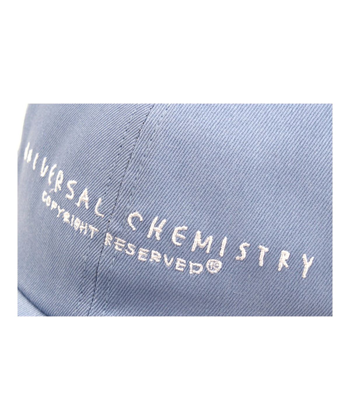 유니버셜 케미스트리(UNIVERSAL CHEMISTRY) Light Denim Logo Low Ballcap 데님볼캡