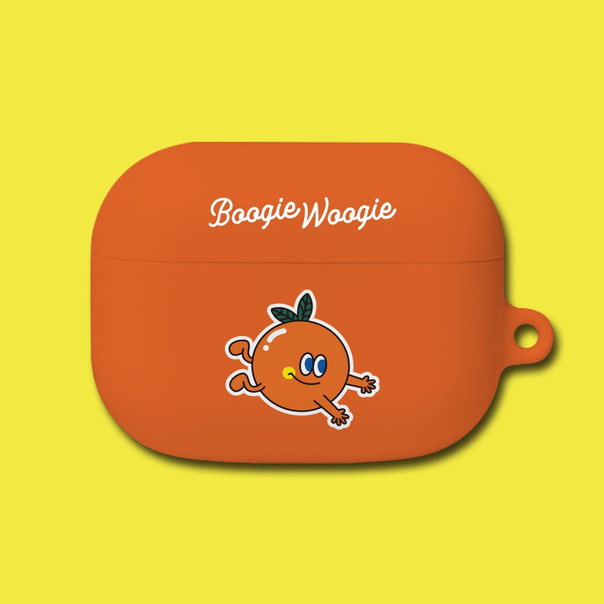 부기우기(BOOGIE WOOGIE) 에어팟/에어팟프로 케이스 - 오렌지(Orange)