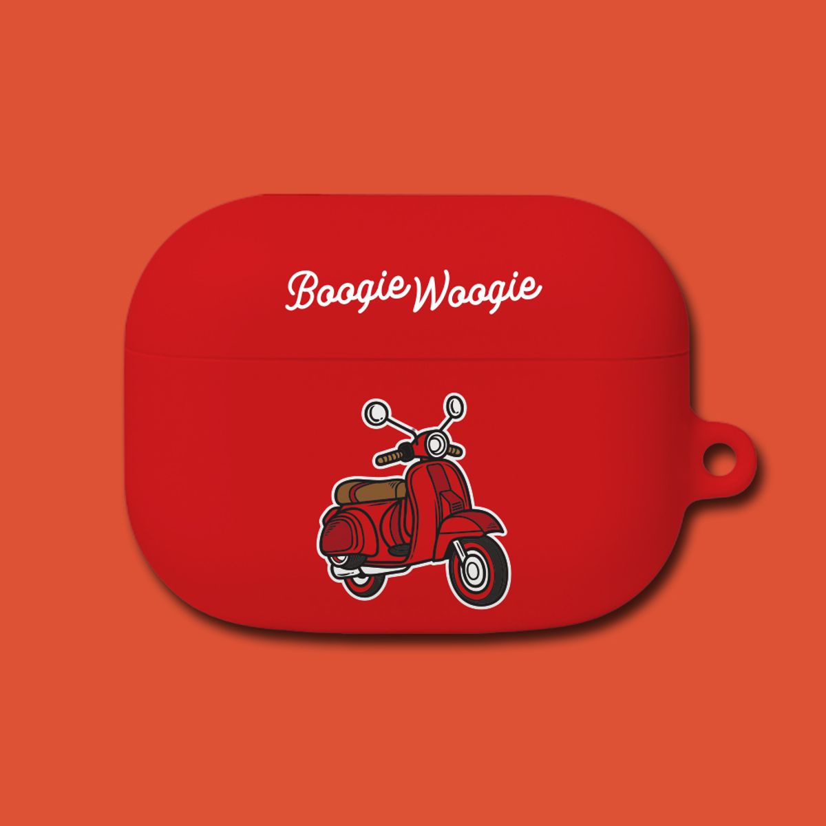 부기우기(BOOGIE WOOGIE) 에어팟/에어팟프로 케이스 - 레드(Red)